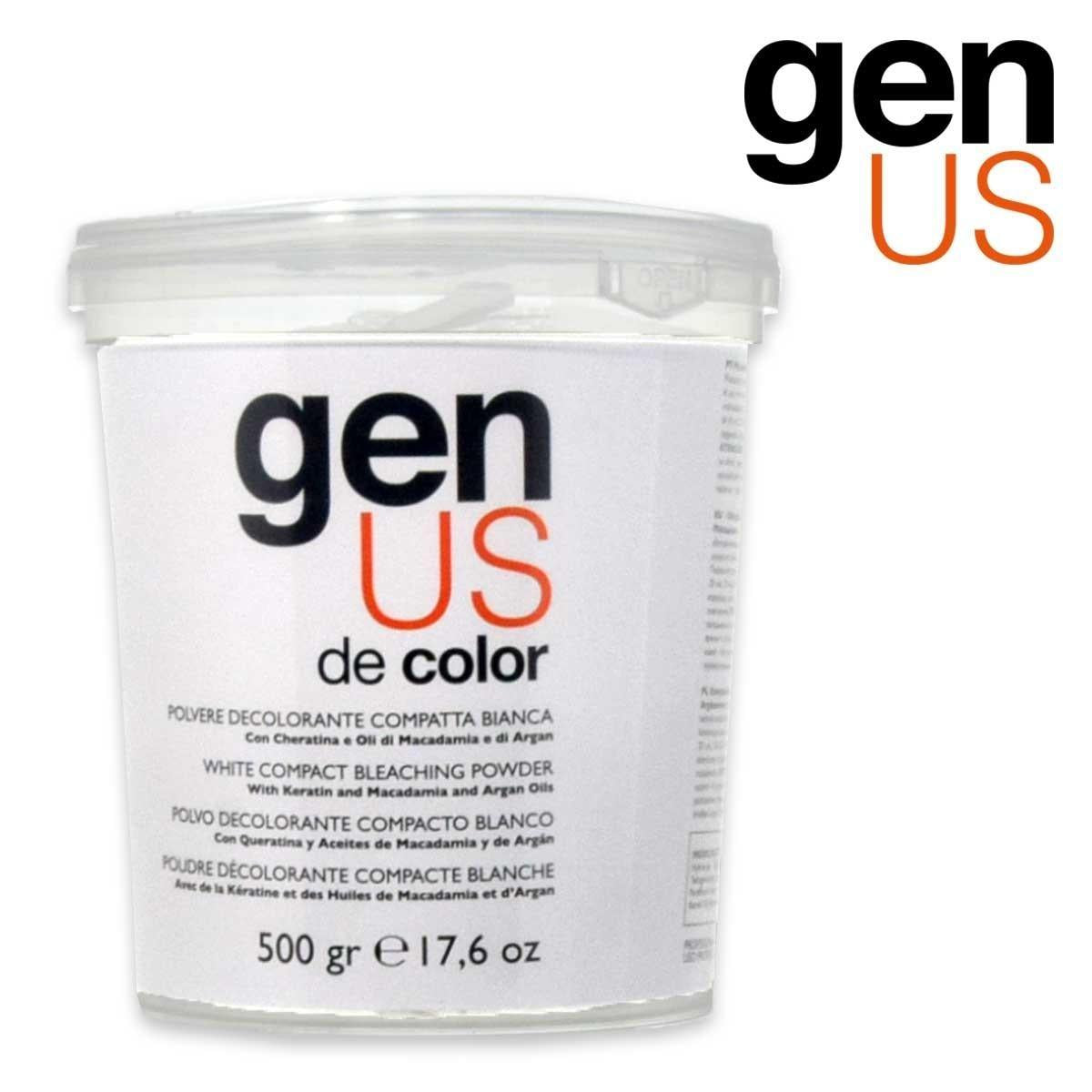GENUS POLVERE DECOLORANTE WHITE COMPACT BLEACHING POWDER 500G