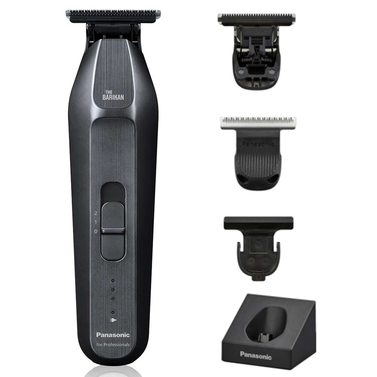 PANASONIC THE BARIKAN TRIMMER CORDLESS ER-XT70-S - SILVER - Professional Look