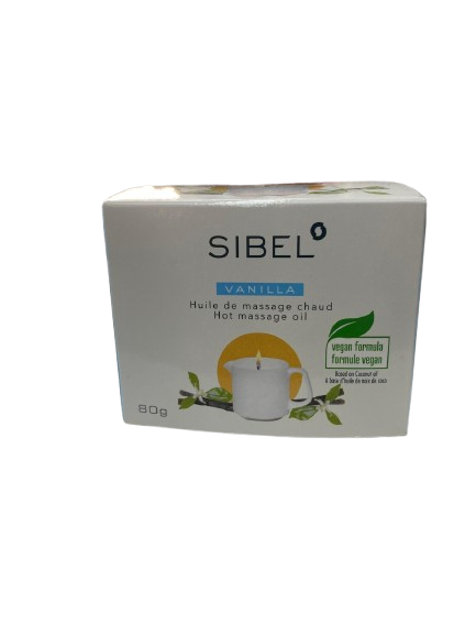 SIBEL CANDELA MASSAGGIO - OLIO VANIGLIA 80G