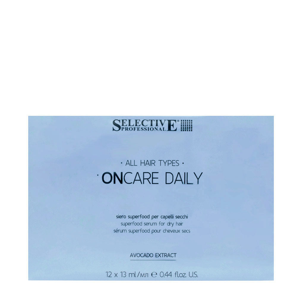 SELECTIVE ONCARE DAILY SIERO SUPERFOOD PER CAPELLI SECCHI 12X13ML