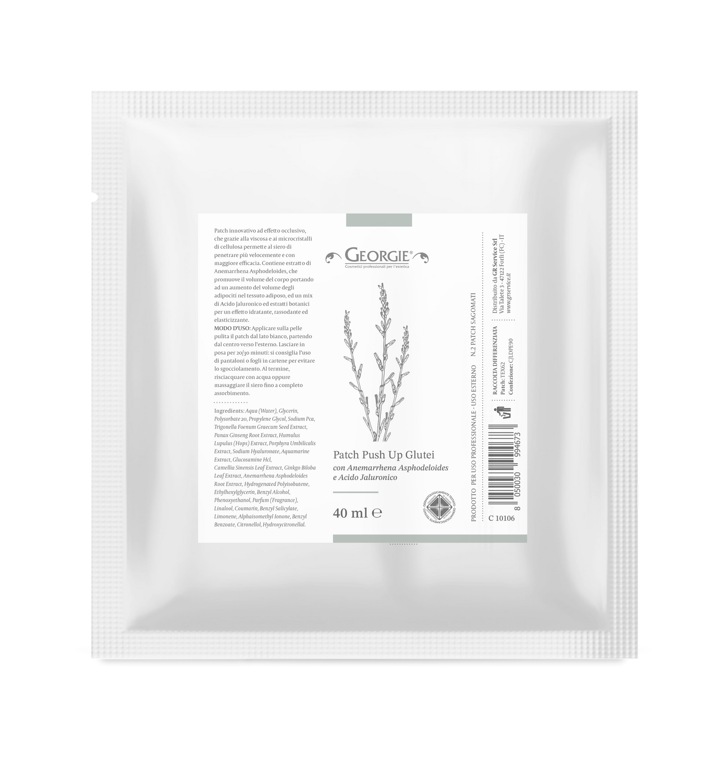 Patch Push Up Glutei - Professional Look