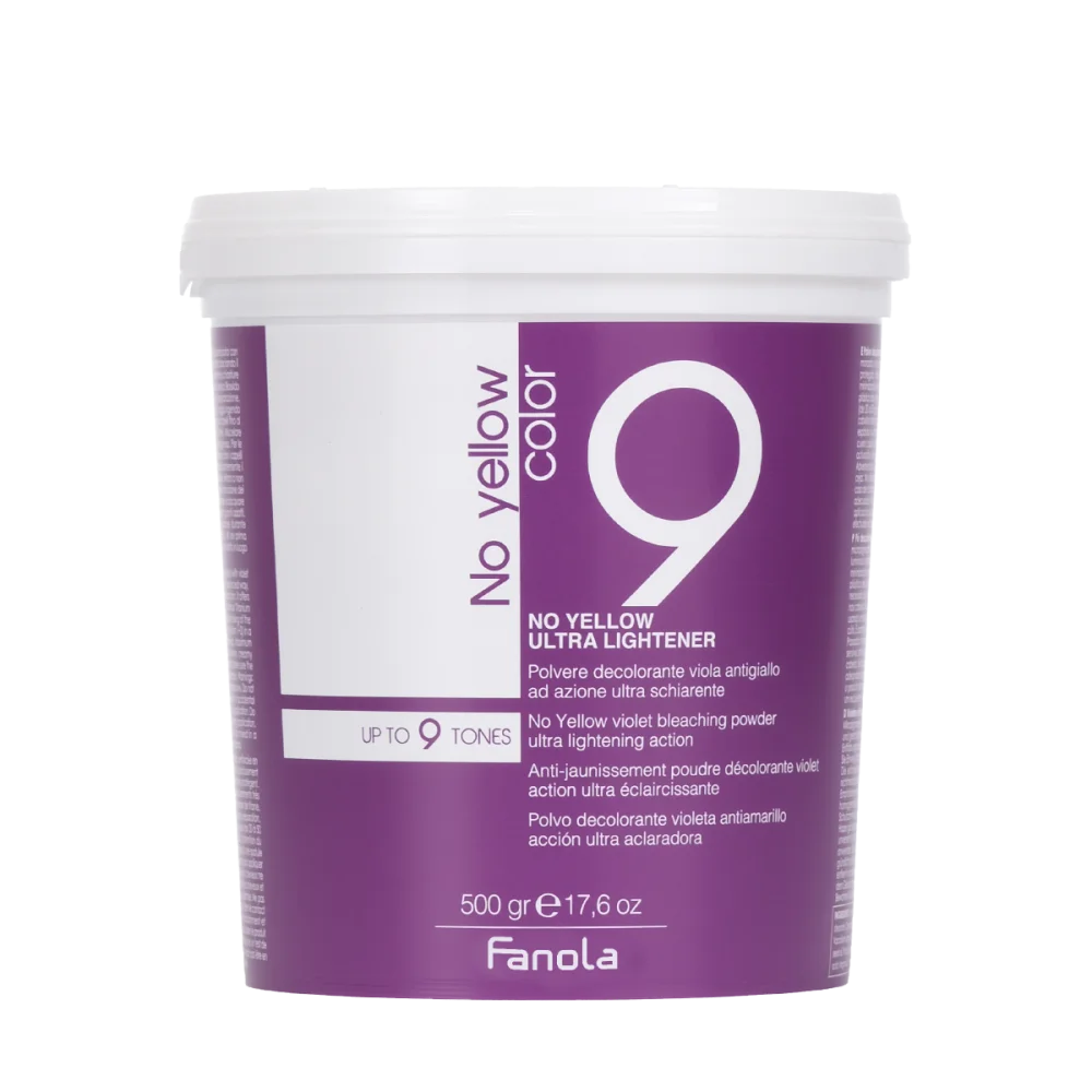 FANOLA NO YELLOW DECOLORANTE VIOLA ANTIGIALLO AZIONE ULTRA SCHIARENTE 500GR