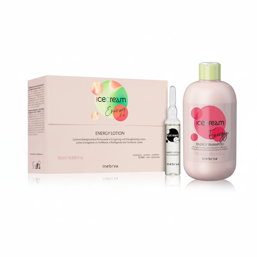 INEBRYA KIT ENERGY SHAMPOO 300ML + FIALE 12X10ML