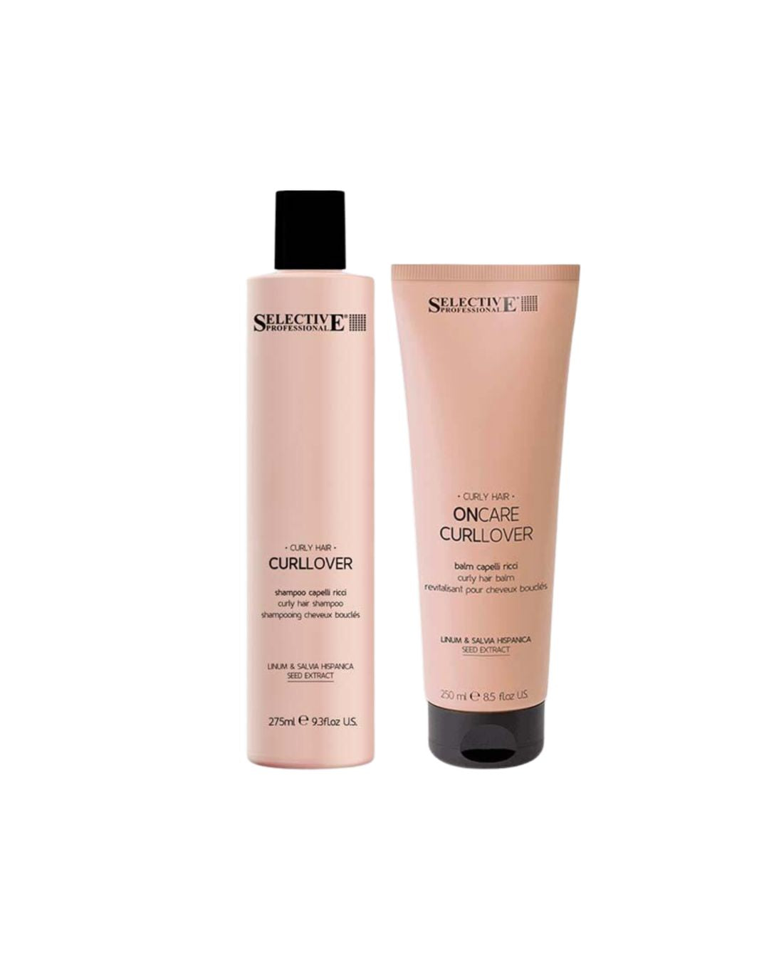SELECTIVE KIT CURL SHAMPOO 275ML + BALM 250ML - Professional Look