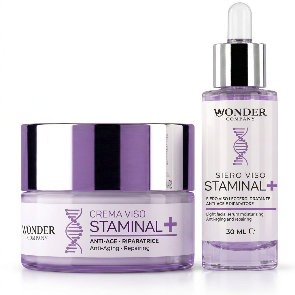 WONDER COMPANY KIT STAMINAL+ CREMA VISO 50ML + SIERO 30ML