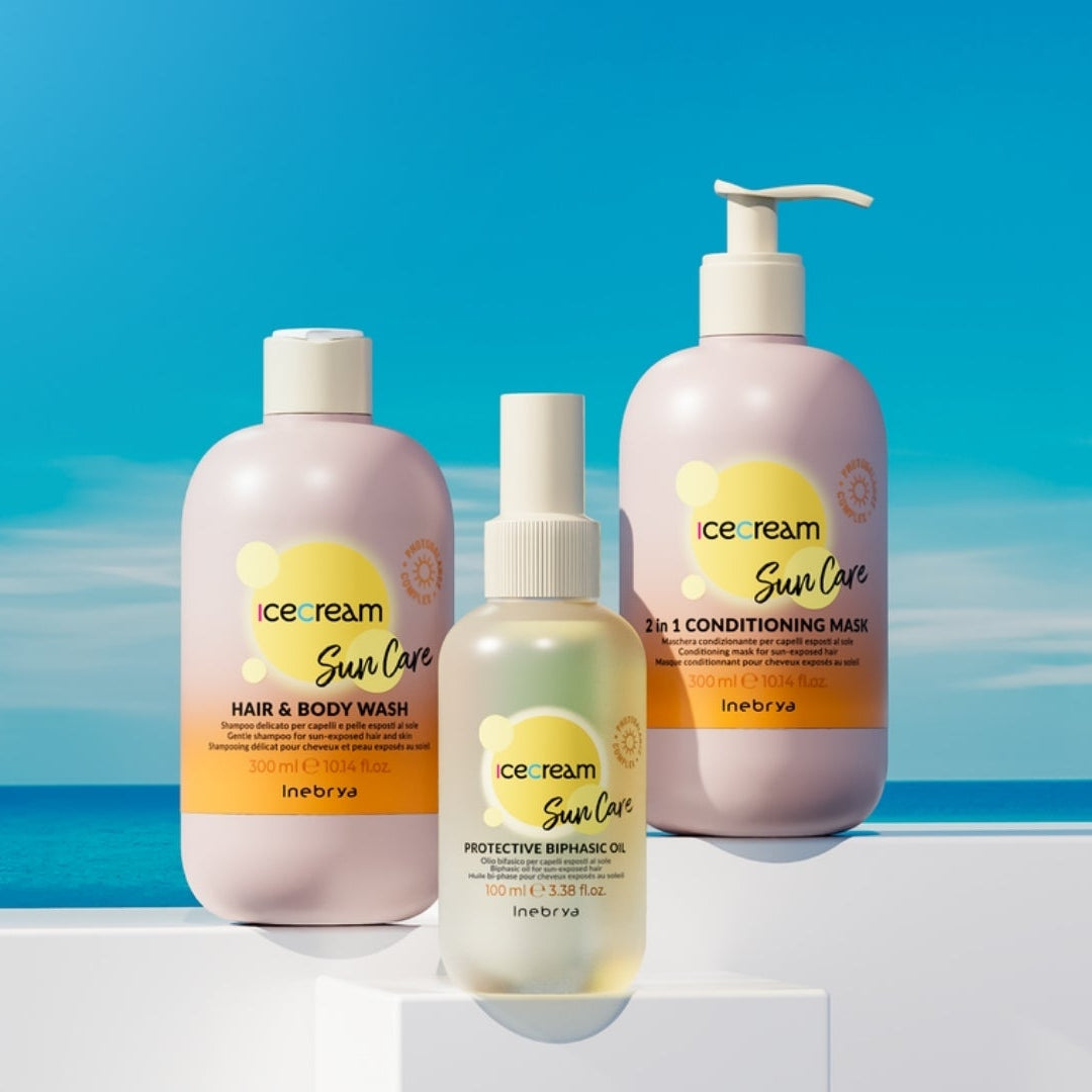 INEBRYA KIT SUN CARE SHAMPOO + MASCHERA 2IN1 + OLIO IN OMMAGGIO BAG