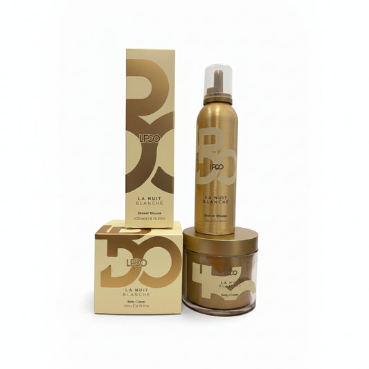 LPDO KIT LA NUIT BLANCHE SHOWER MOUSSE 200ML + BODY CREAM 200ML - Professional Look