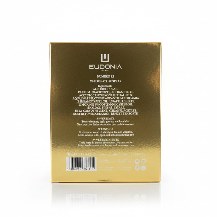 EUDONIA PROFUMO NUMERO 12 - ISPIRATO ISPIRATO A CREED AVENTUS 80ML