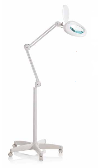 XANITALIA 370.06 LAMPADA LENTE 5D LED LIGHT TONDA CON MORSETTO E STATIVO