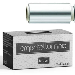 ARGENTALLUMINIO CARTA STAGNOLA ARGENTO 12CMX130MT - CON ASTUCCIO