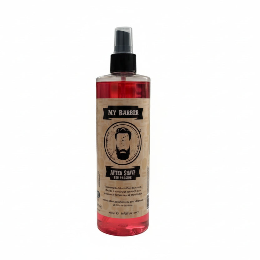 NEW BARBER AFTER SHAVE RED PASSION