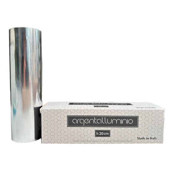 ARGENTALLUMINIO CARTA STAGNOLA ARGENTO 20CMX130MT - CON ASTUCCIO
