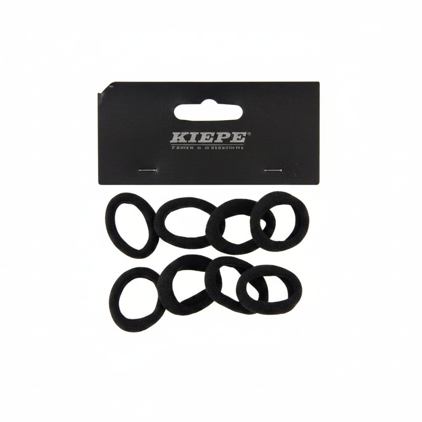 KIEPE ELASTICI SOTTILI 6 PZ NERI 0,5CM