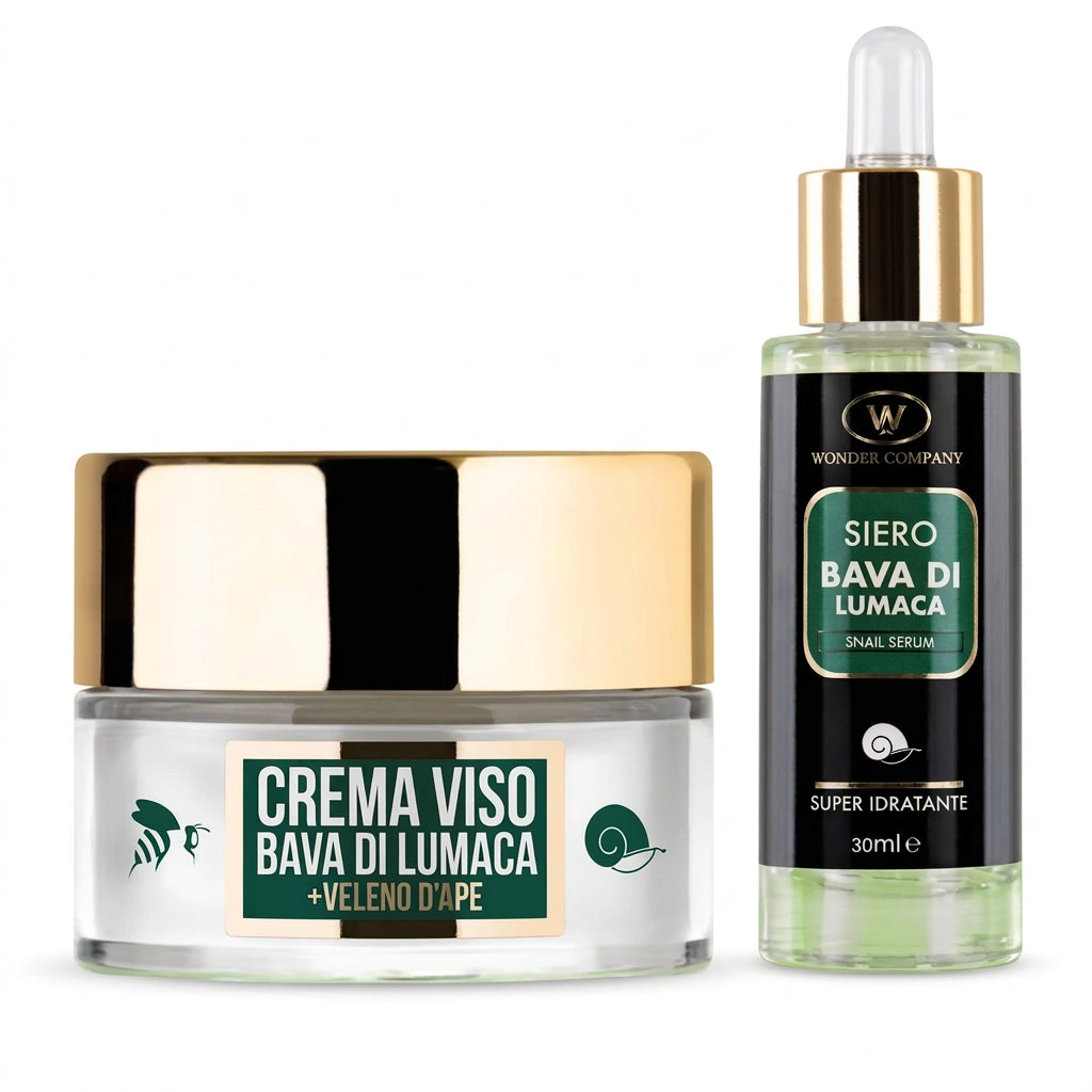WONDER COMPANY KIT BAVA DI LUMACA CREMA VISO 50ML + SIERO 30ML