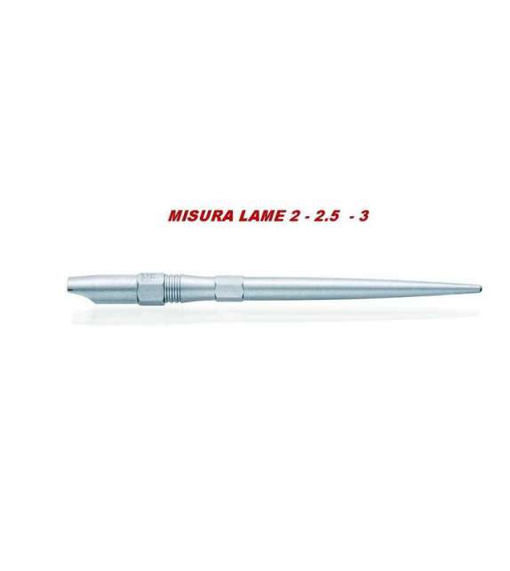 EMME EFFE MANICO PER LAME SAFE ALLUMINIO A VITE - MISURE 2/2.5/3