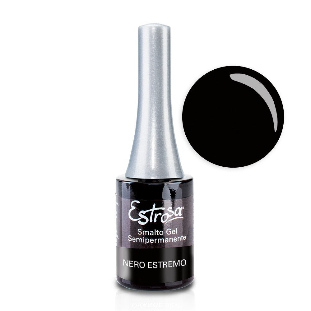 ESTROSA SMALTO GEL SEMIPERMANENTE - NERO ESTREMO 7032 14ML