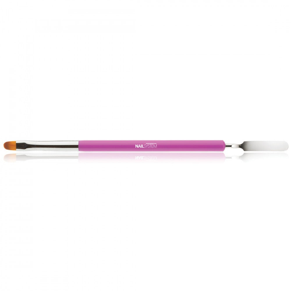 XANITALIA 374.086 PENNELLO PER GEL UNGHIE CON SPATOLA PER MISCELARE