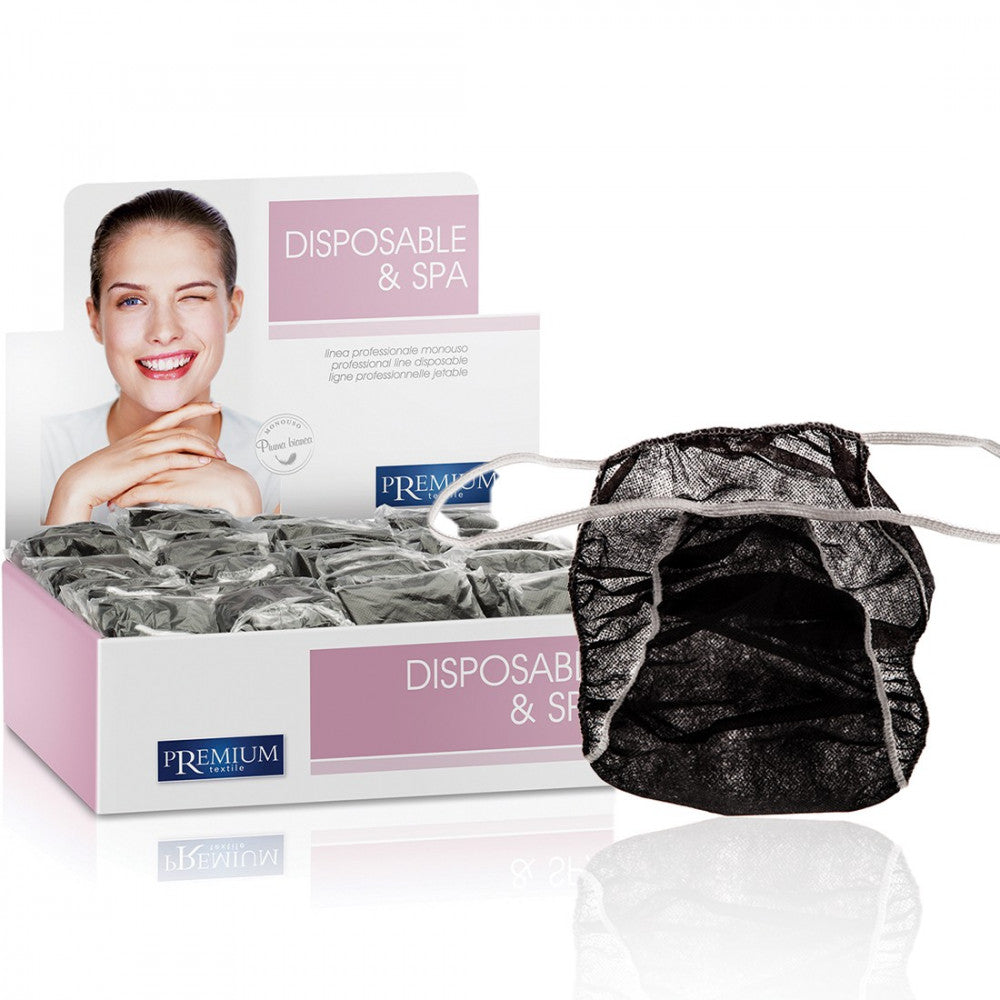 Slip Monouso Uomo Tanga in TNT Usa e Getta con Dispenser 100 pz - Professional Look