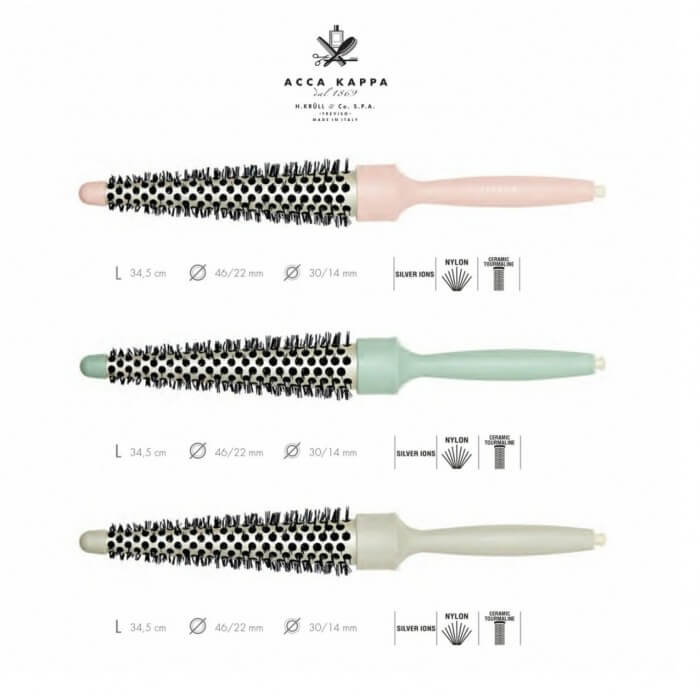 ACCA KAPPA WAVY- SPAZZOLA TERMICA CONICA