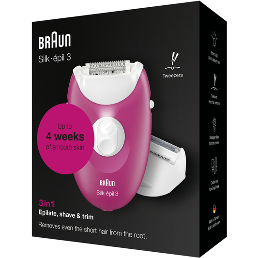 BRAUN SILK-EPIL 3 EPILATOR 3in1SE 3- 276