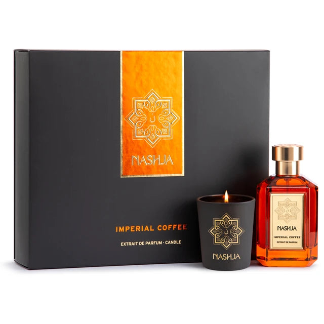 Nashja Imperial Coffee Cofanetto EDP 100ml + Candela Profumata 60gr - Professional Look