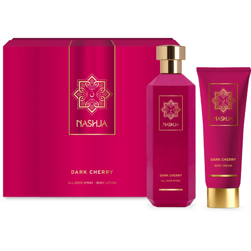 Nashja Dark Cherry Cofanetto EDP 150ml + Body Lotion 100ml - Professional Look