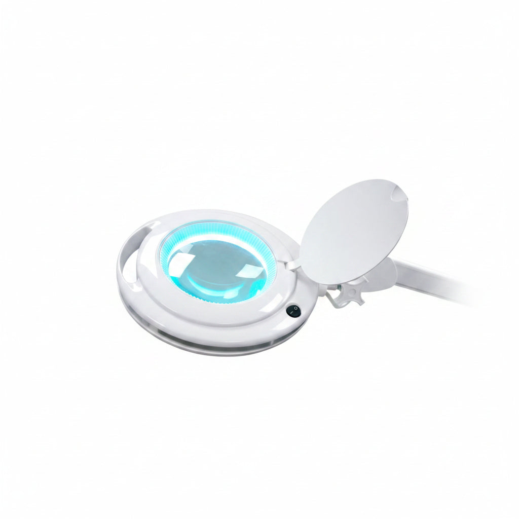 MELCAP LENTE D’INGRANDIMENTO OVALE CON STATIVO LT0174K NEON LED PROFESSIONALE