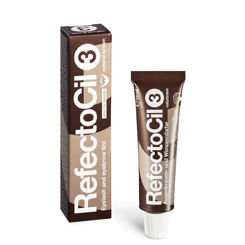 RefectoCil "Natural Brown 3" -Tinta per Ciglia e Sopracciglia - 15 ml. - Professional Look