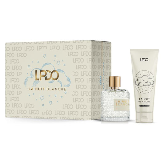 LPDO COFANETTO LA NUIT BLANCHE EAU DE PARFUM  + BAGNOSCHIUMA  - corrispondenza Bianco Latte By Giardini di Toscana
