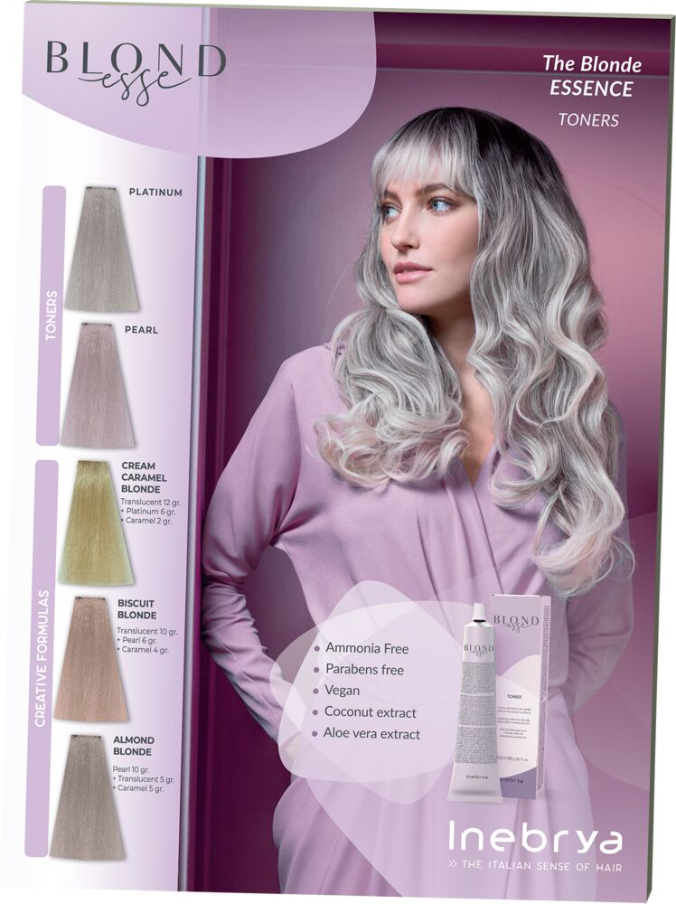 INEBRYA BLONDESSE TONER NO AMMONIACA - PLATINUM 100ML