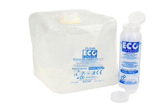 Eco Supergel Gel Trasparente per Ultrasuoni e Luce Pulsata - 5 Lt. - Professional Look