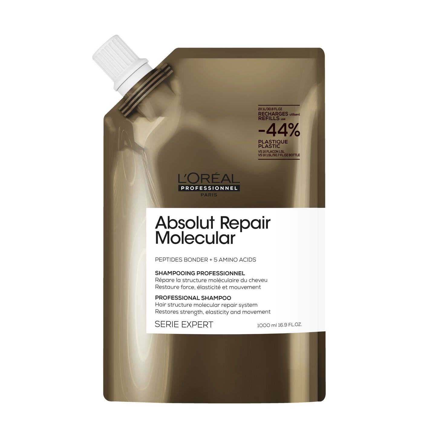 L'OREAL SERIE EXPERT RISTRUTTURANTE  ABSOLUT REPAIR MOLECULAR SHAMPOO - Professional Look