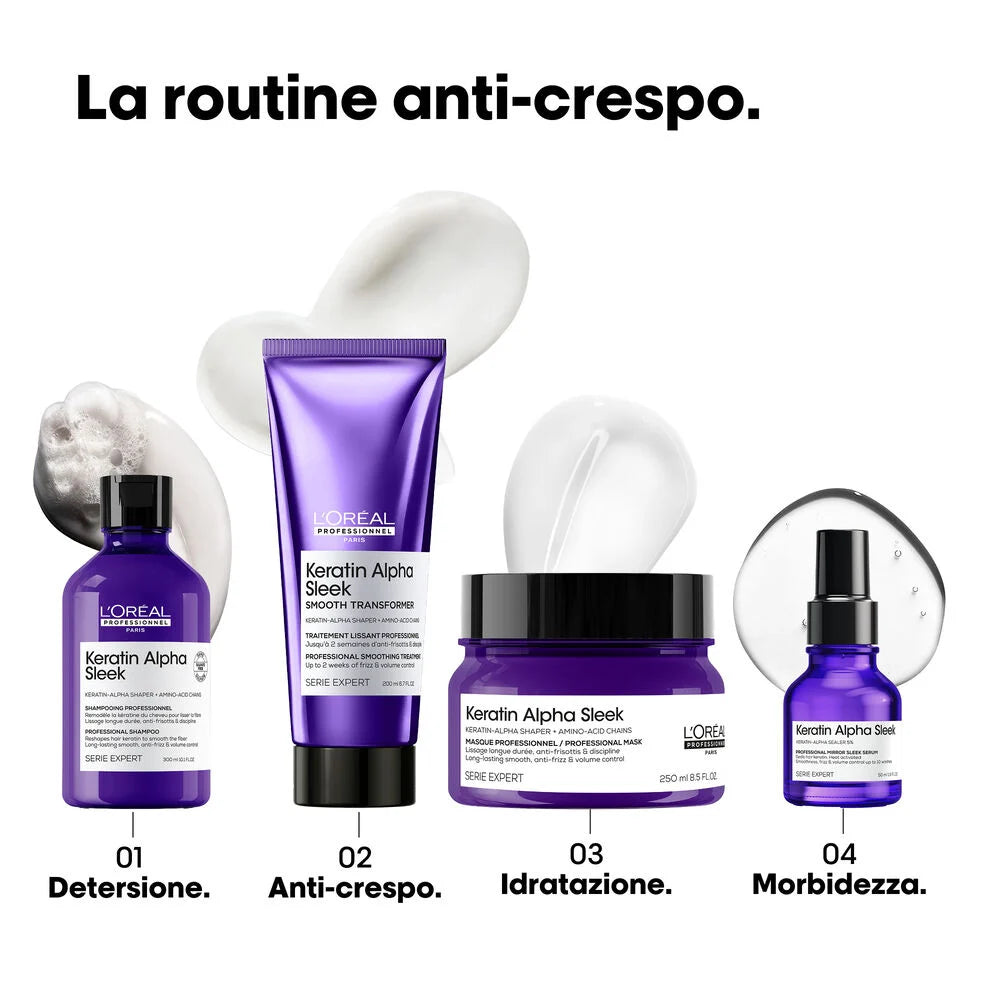 L'OREAL PROFESSIONAL KERATIN ALPHA SLEEK SHAMPOO - Professional Look