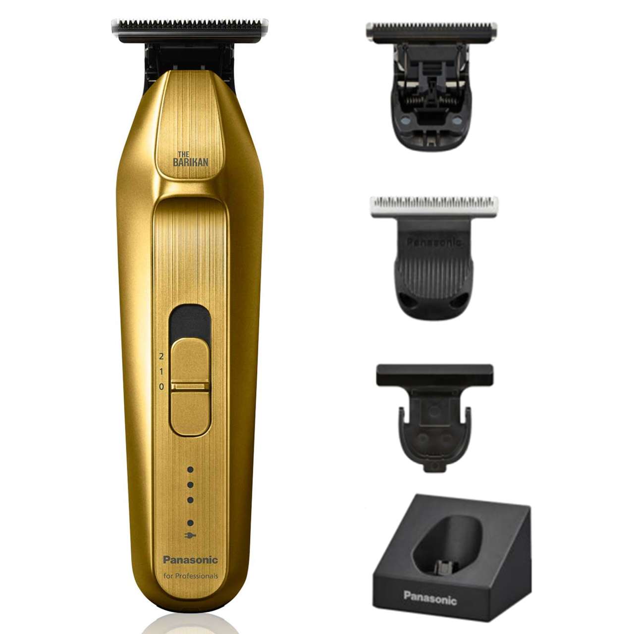 PANASONIC THE BARIKAN TRIMMER CORDLESS ER-XT70-S - GOLD - Professional Look