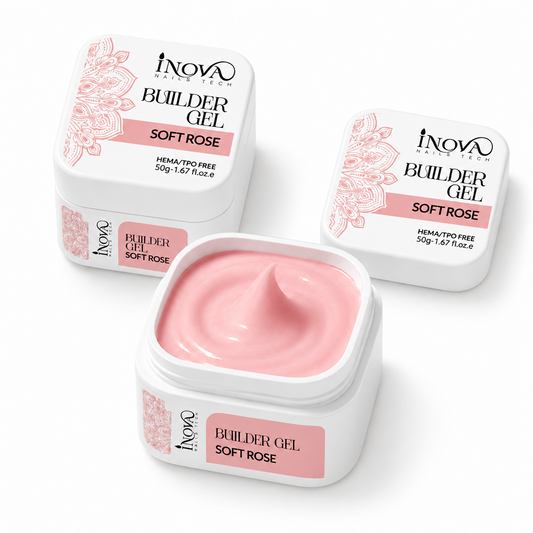 INOVA BUILDER GEL AUTO – SOFT ROSE 50 GR