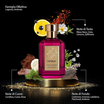 NASHJA PROFUMO SCARLET AMBER 100ML - Professional Look