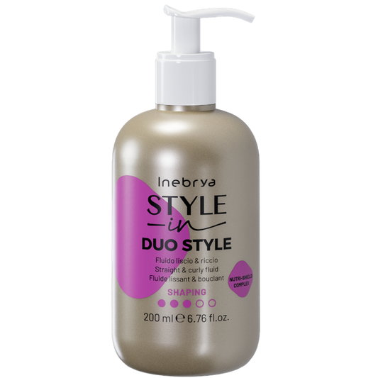 INEBRYA DUO STYLE FLUIDO LISCIO RICCIO CREAM STYLE-IN 200ML - Professional Look
