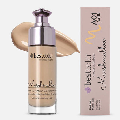 BEST COLOR FONDOTINTA FLUIDO MATTE MARSHMALLOW - Professional Look
