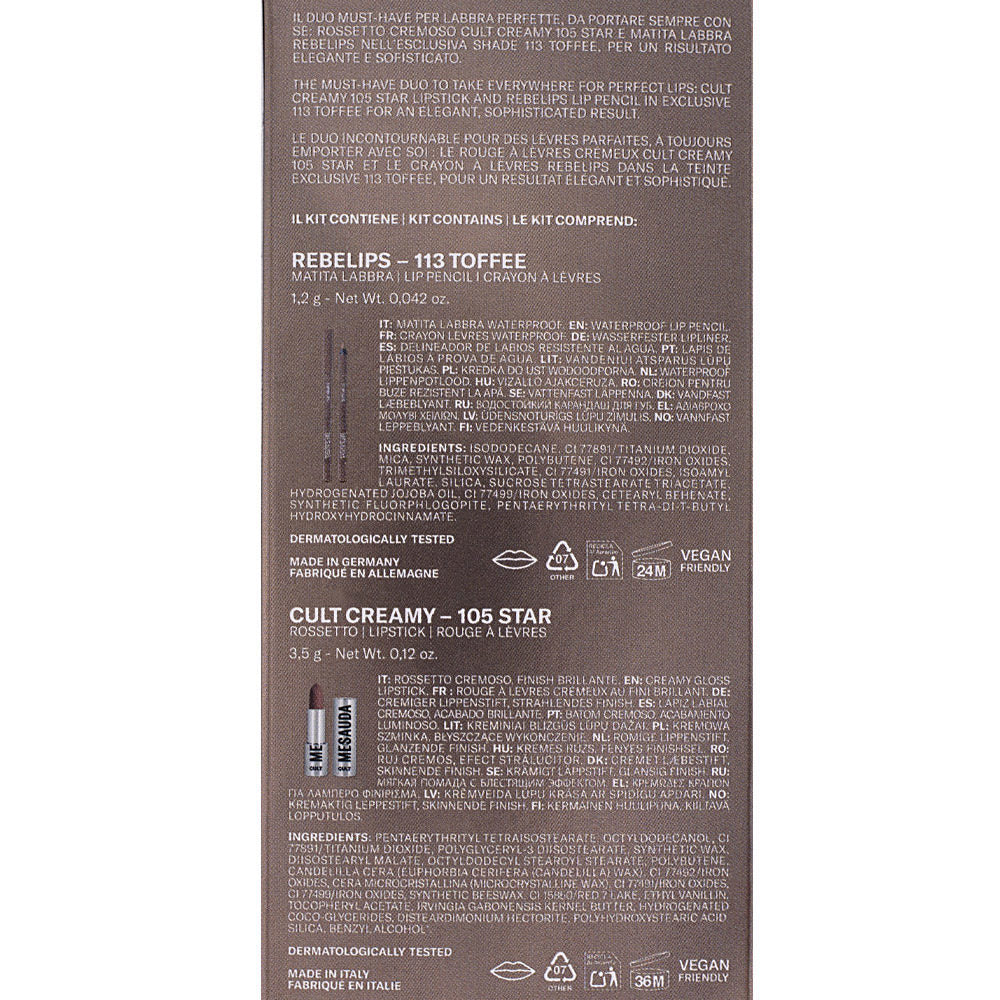 MESAUDA CULT CREAMY - KIT LIP