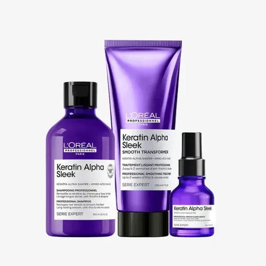 L'OREAL PROFESSIONAL TRATTAMENTO KERATIN SHAMPOO 300ML + PRETRATTAMENTO 200ML + SIERO 50ML