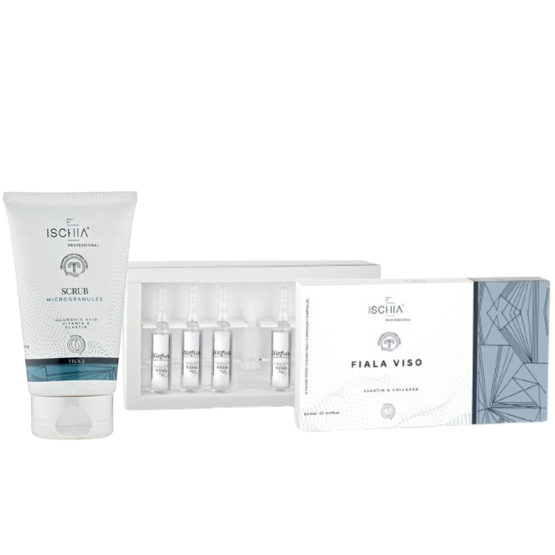 SALI DI ISCHIA KIT FIALA ELASTIN & COLLAGEN 6X5ML + SCRUB 150ML
