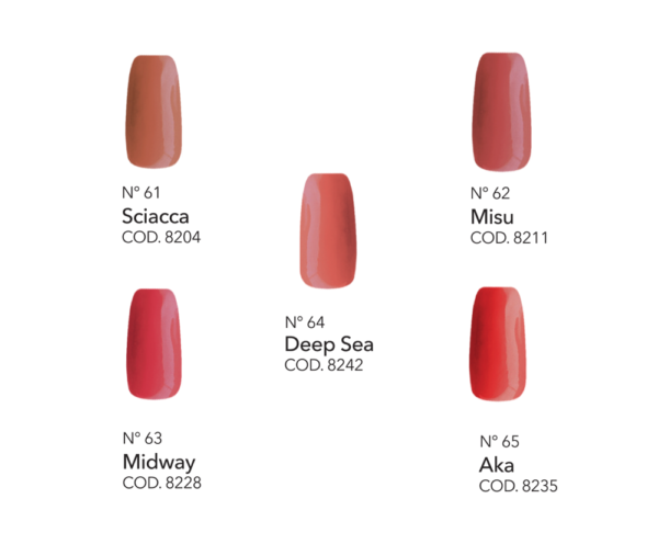 ONIA GEL POLISH CORAL COLLECTION 7 ML
