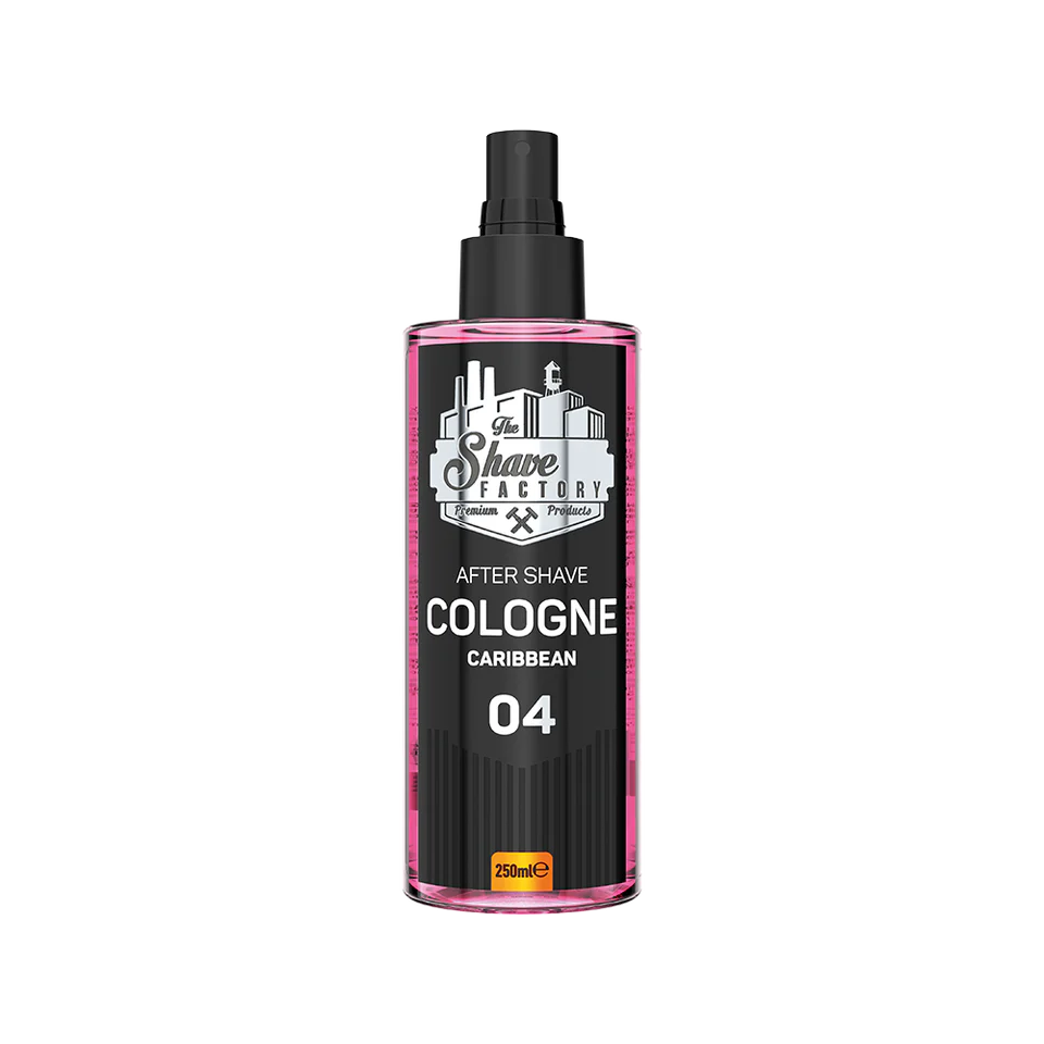 THE SHAVE FACTORY AFTERSHAVE COLOGNE CARIBBEAN 04 250ML