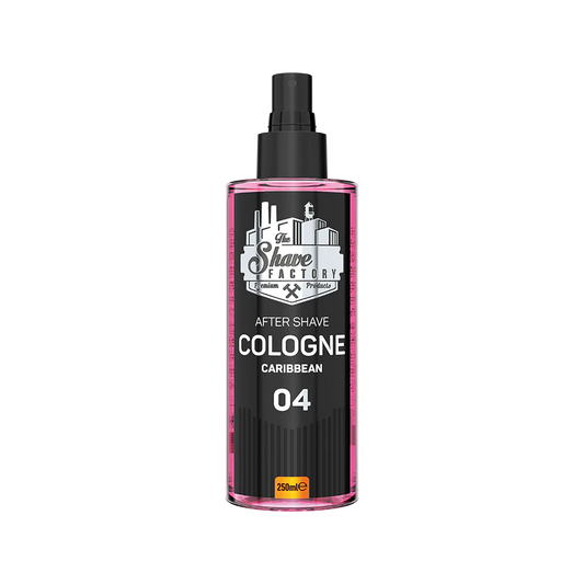 THE SHAVE FACTORY AFTERSHAVE COLOGNE CARIBBEAN 04 250ML