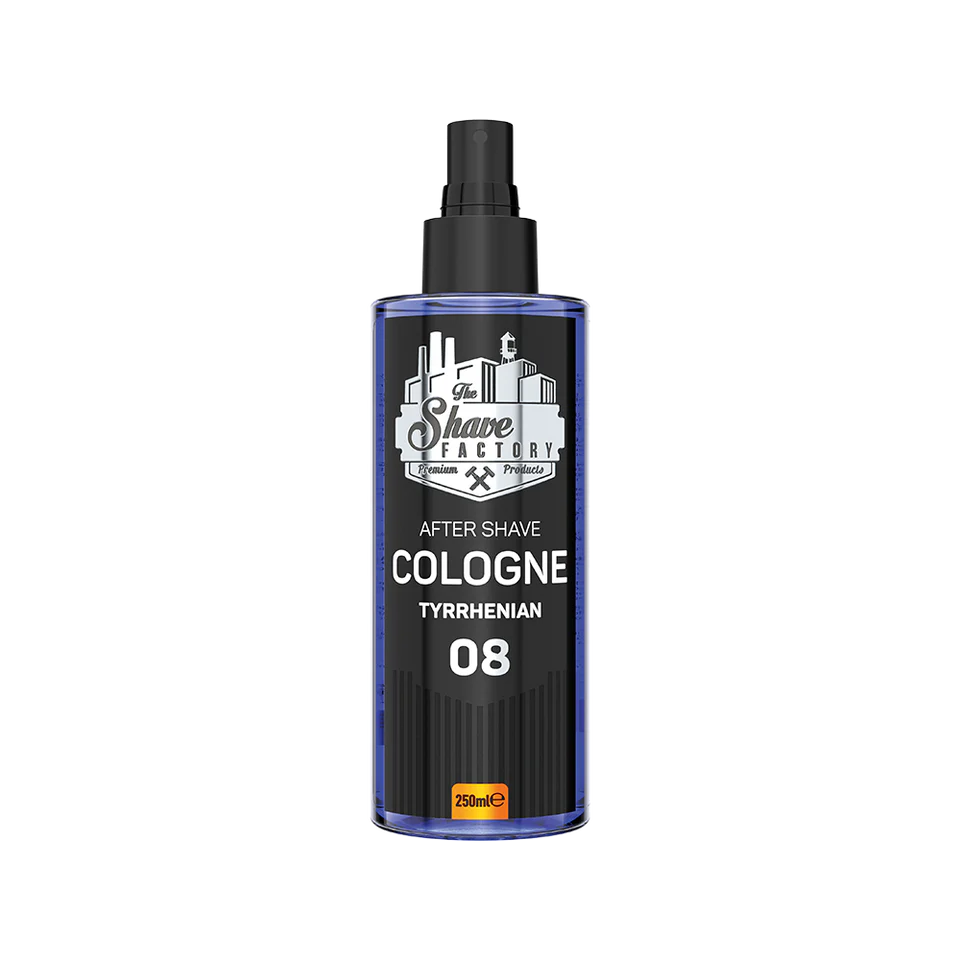 THE SHAVE FACTORY AFTERSHAVE COLOGNE TYRRHENIAN 08 250ML - Professional Look