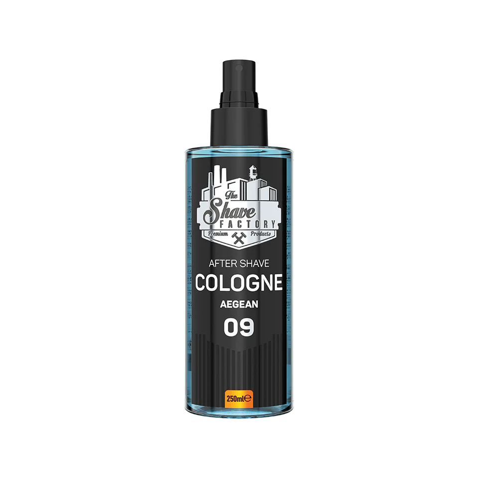 THE SHAVE FACTORY AFTERSHAVE COLOGNE AEGEAN 09 250ML - Professional Look