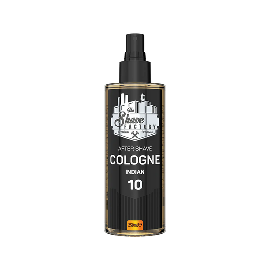 THE SHAVE FACTORY AFTERSHAVE COLOGNE INDIAN 10 250ML - Professional Look