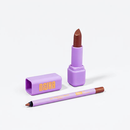NEJHA COMBO DELLA VITAH CREAMY LIP – 03 PRALINE + 06 CHOCOLATE