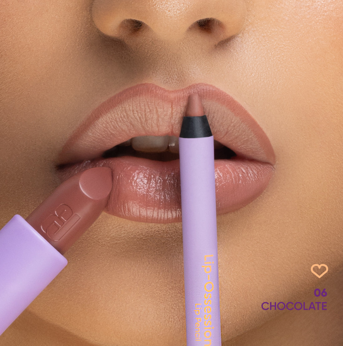 NEJHA COMBO DELLA VITAH CREAMY LIP – 03 PRALINE + 06 CHOCOLATE