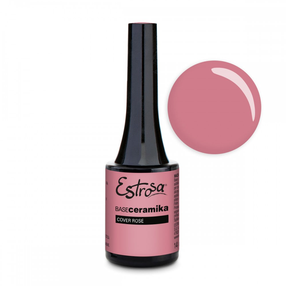 ESTROSA BASE CERAMIKA GEL BUILDER COVER ROSE' 14ML